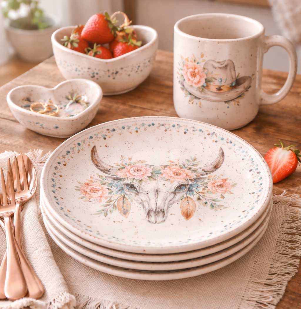 Wildflower Rodeo Dish Set